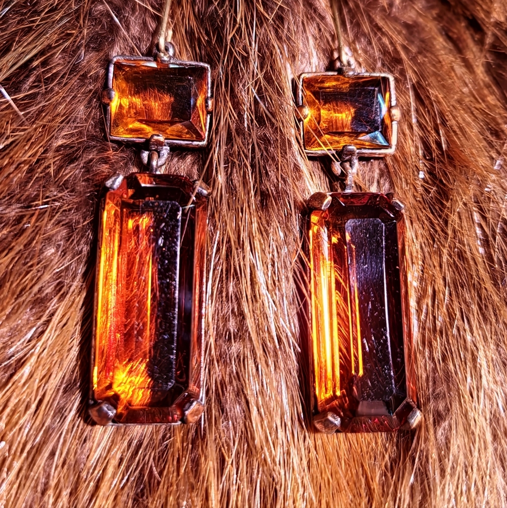 YSL 🇫🇷 Robert Goossens' PRISM cut earrings!!! Vintage *RARE FIND* - Picture 11 of 12